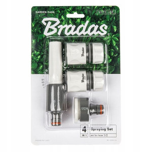 Zestaw do węża Bradas 1/2'' 4-elementy WL-5500-12K