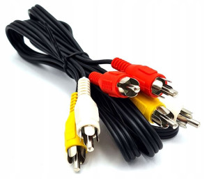 Kabel AV Audio Video 3x RCA 3x RCA Cinch 1,2 m
