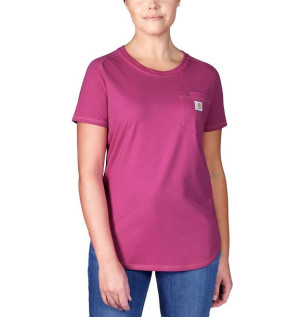 Koszulka Carhartt Force Midweight Pocket MAGENTA AGATE