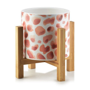 Donica Doniczka Ceramiczna Na Nóźkach Osłonka