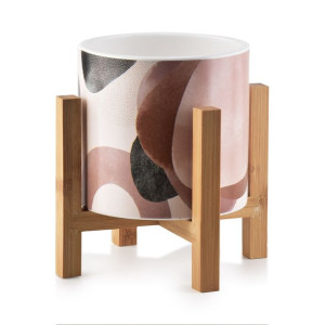 Donica Doniczka Ceramiczna Na Nóźkach Osłonka