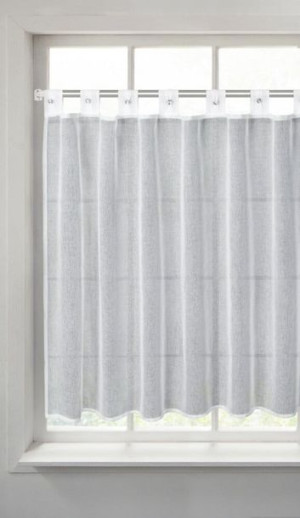 Firana Gotowa Sevilla Na Szelkach 150x90 Cm Biały