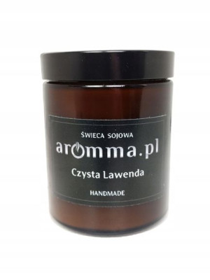 Świeca Sojowa 100% CZYSTA LAWENDA 180 ml - Aromma - KLASYKA!