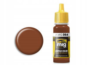 Farba akrylowa Earth brown A.MIG064 AMMO Mig
