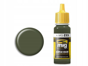 Farba akrylowa Dunkelgrün RLM71 A.MIG233 AMMO