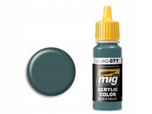 Farba akrylowa Dull green A.MIG077 AMMO Mig