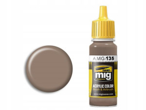 Farba akrylowa Burnt cinnamon A.MIG135 AMMO Mig