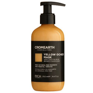 RICA Cromearth Yellow Ocher Maska do włosów bardzo jasnych blondów 250ml