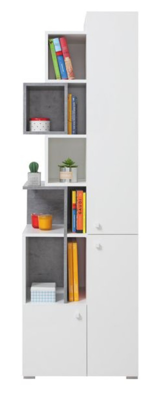 REGAŁ SZAFKA  MŁODZIEŻOWY na książki zabawki SCOBY Wybór Kolorów