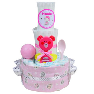 Tort z pieluch pampersów Dada Extra Care 2