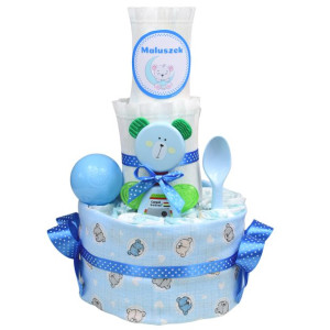  Tort z pieluch pampersów Dada Extra Care 2