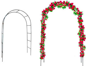 Pergola Ogrodowa Metalowa Luk 2,4x1,45cm Na Kwiaty Do Ogrodu