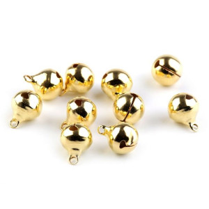 Dzwoneczek Metalowy 12 Mm - Złoty