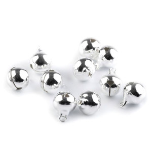 Dzwoneczek Metalowy 12 Mm - Srebrny