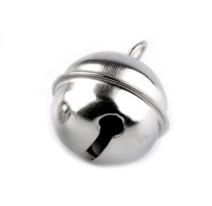 Dzwoneczek Metalowy 20 Mm Dekoracyjny - Srebrny