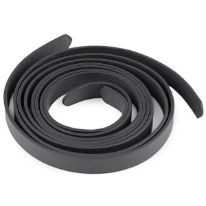 Pasek Z Ekoskóry Gładki Szary 15 Mm