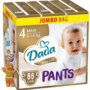 Dada Pants 4 / 66 Szt Pieluchomajtki Maxi 8-15 Kg Extra Care Jumbo Bag