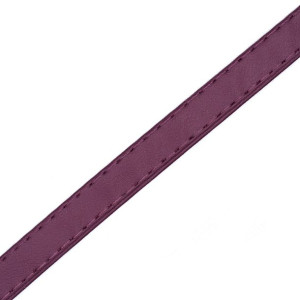 Pasek Z Ekoskóry Przeszyty 10 Mm - Fioletowy