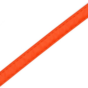 Pasek Z Ekoskóry Przeszyty 10 Mm - Pomarańczowy