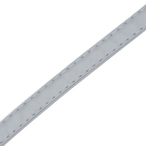 Pasek Z Ekoskóry Przeszyty 10 Mm - Szary
