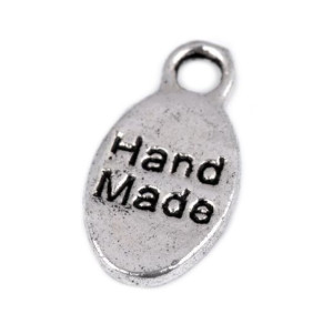 Zawieszka Metalowa Hand Made - Srebrna