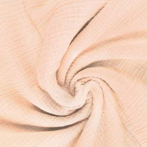Muślin Bawełniany Double Gauze Pastel Parchment - Łosoś