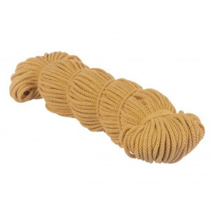 Sznurek Bawełniany Musztardowy 5 Mm