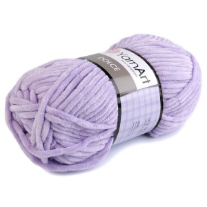 Włóczka Chenille Dolce 100g - Fioletowa 744