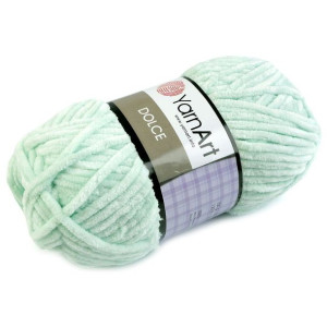 Włóczka Chenille Dolce 100g - Miętowa 753