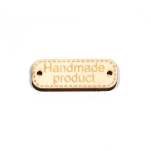 Przywieszka Handmade Product Drewniana 30 Mm