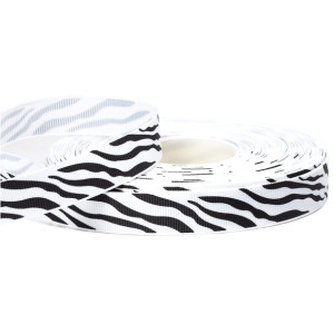 Tasiemka Rypsowa Zebra Paski