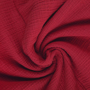 Muślin Bawełniany Double Gauze Chili Pepper - Czerwony