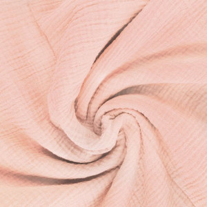 Muślin Bawełniany Double Gauze Cloud Pink