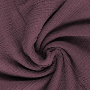 Muślin Bawełniany Double Gauze Grape Shake - Fiolet