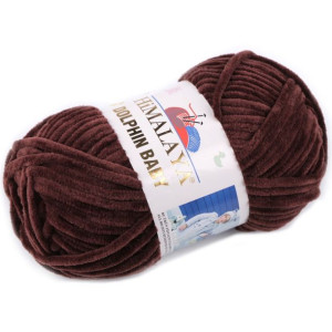 Włóczka Himalaya Dolphin Baby 100 G - Ciemny Brąz