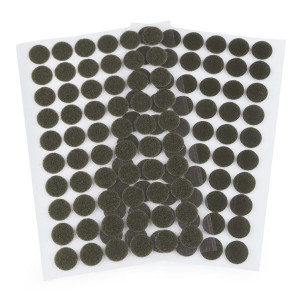 Taśma Rzep Samoprzylepna Kółeczka 15 Mm 60 Szt. Khaki