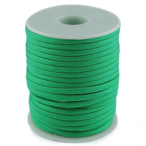 Sznurek Poliestrowy 4 Mm - Zielony