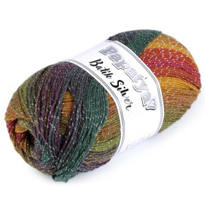 Włóczka Cieniowana Papatya Batik Silver 100 G - Kolorowa 43