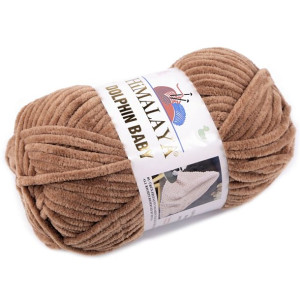 Włóczka Himalaya Dolphin Baby 100g - Jasny Brąz 80337