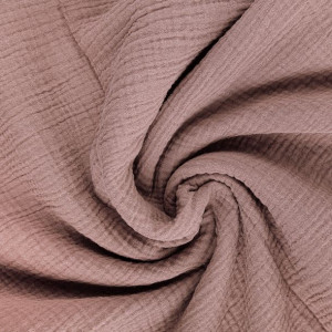 Muślin Bawełniany Double Gauze - Sepia Rose
