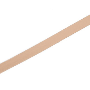 Pasek Z Ekoskóry Gładki 10 Mm - Ciemny Beż