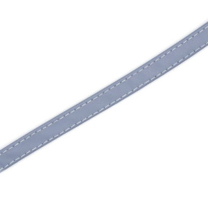 Pasek Z Ekoskóry Przeszyty 10 Mm - Niebieski Jeans
