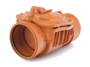 Zasuwa burzowa (zawór zwrotny) ø 315 mm, Chrom - Karmat