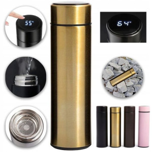 Smart Kubek Termiczny Ze Stali Nierdzewnej Termos Bidon Led 500ml Hit!