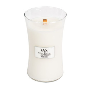 WoodWick WHITE TEAK świeca duża 609,5 g