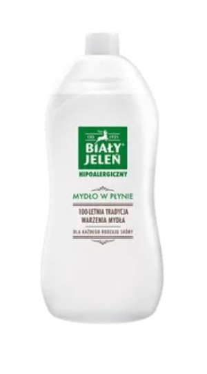 Biały Jeleń, Mydło w płynie, zapas, 1l (HIT)