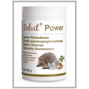 Dolvit Power  100g. Dla gryzoni, dla gadów, dla jeży. Dolfos.