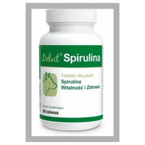 Dolvit Spirulina 90 tabl. Dla psa. DOLFOS