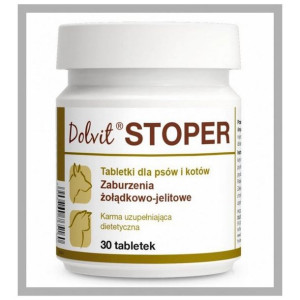 Dolvit Stoper 30 tabl. Biegunka. Pies, kot. Dolfos.