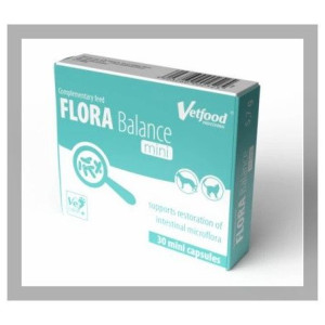 Flora Balance Mini 30 kaps. Pies, kot. Vetfood